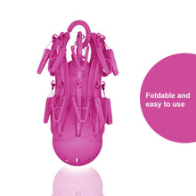 Load image into Gallery viewer, 229 -8-Claw Octopus Hanging Dryer 16 Clothes pegs, Simple to fold up and Put Away
