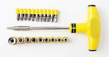 Load image into Gallery viewer, Your Brand Professional 11 Pieces Hole Saw Cutter Set Cutting Tool with 24 Pieces T Spanner Socket Set
