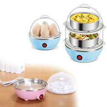 Load image into Gallery viewer, 115 Multi-Function 2 Layer 14 Egg Cooker Boilers &amp; Steamer
