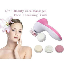 Load image into Gallery viewer, 340 -5-in-1 Smoothing Body &amp; Facial Massager (Pink)
