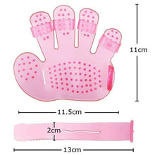 Load image into Gallery viewer, 172 Rubber Pet Cleaning Massaging Grooming Glove Brush

