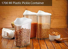 Load image into Gallery viewer, 150 Plastic Transparent Cans Jars, Storage Bottles, Storage Box (1700 ml, 1 pc)
