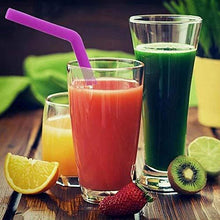 Load image into Gallery viewer, Your Brand Food Grade Silicone Straws(4pc) &amp; Straw Cleaning Brush(1pc)
