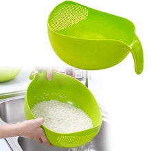 Load image into Gallery viewer, 156 Rice Bowl Thick Drain Basket with Handle
