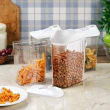 Load image into Gallery viewer, 150 Plastic Transparent Cans Jars, Storage Bottles, Storage Box (1700 ml, 1 pc)
