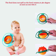 Load image into Gallery viewer, 0617 Portable Non Spill Feeding Toddler Gyro Bowl 360 Degree Rotating Dish
