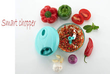 Load image into Gallery viewer, 080 Manual Food Chopper, Compact &amp; Powerful Hand Held Vegetable Chopper/Blender
